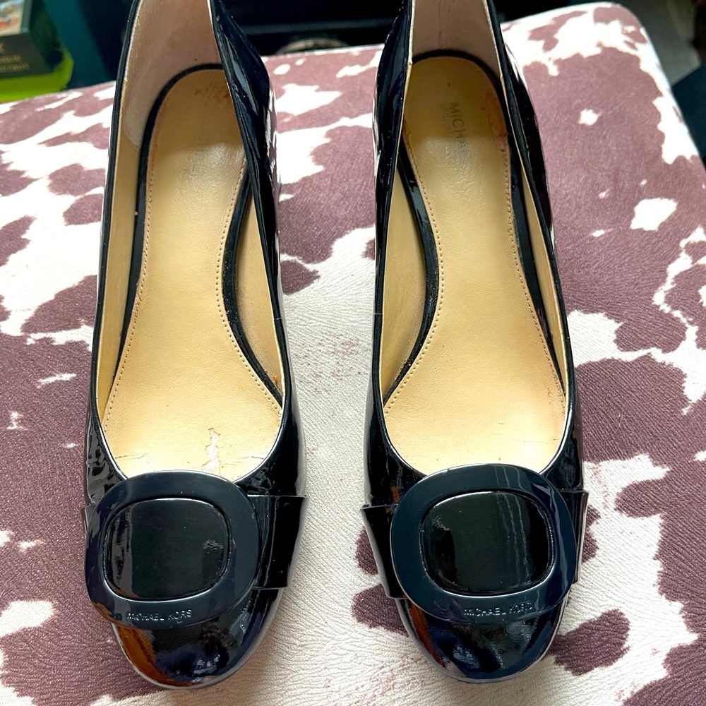 Michael Kors Patent Block Heels